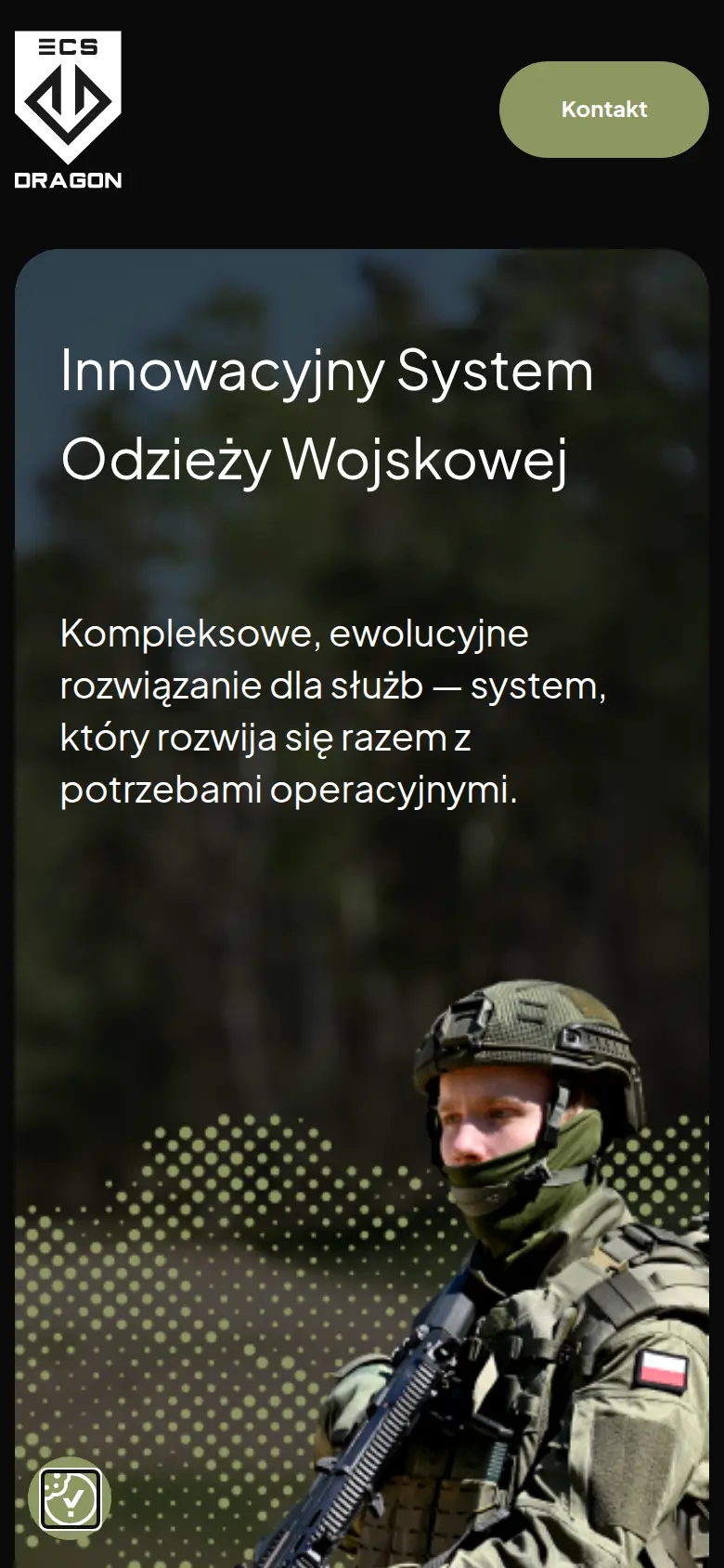 ECS Dragon - widok mobilny